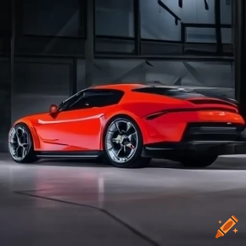 prototype of a futuristic car inspired by the Nissan Fairlady Z