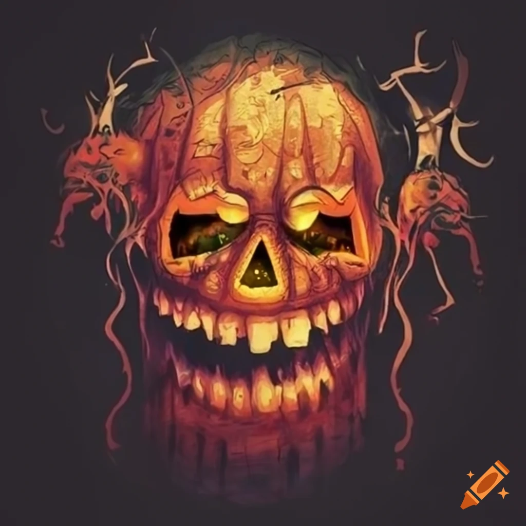 Premium Vector  Halloween pumpkin t shirt design