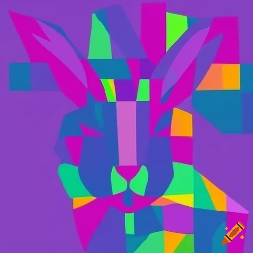 modern illustration of Playboy bunnies in Pantone Spring 2023 Fashion colors