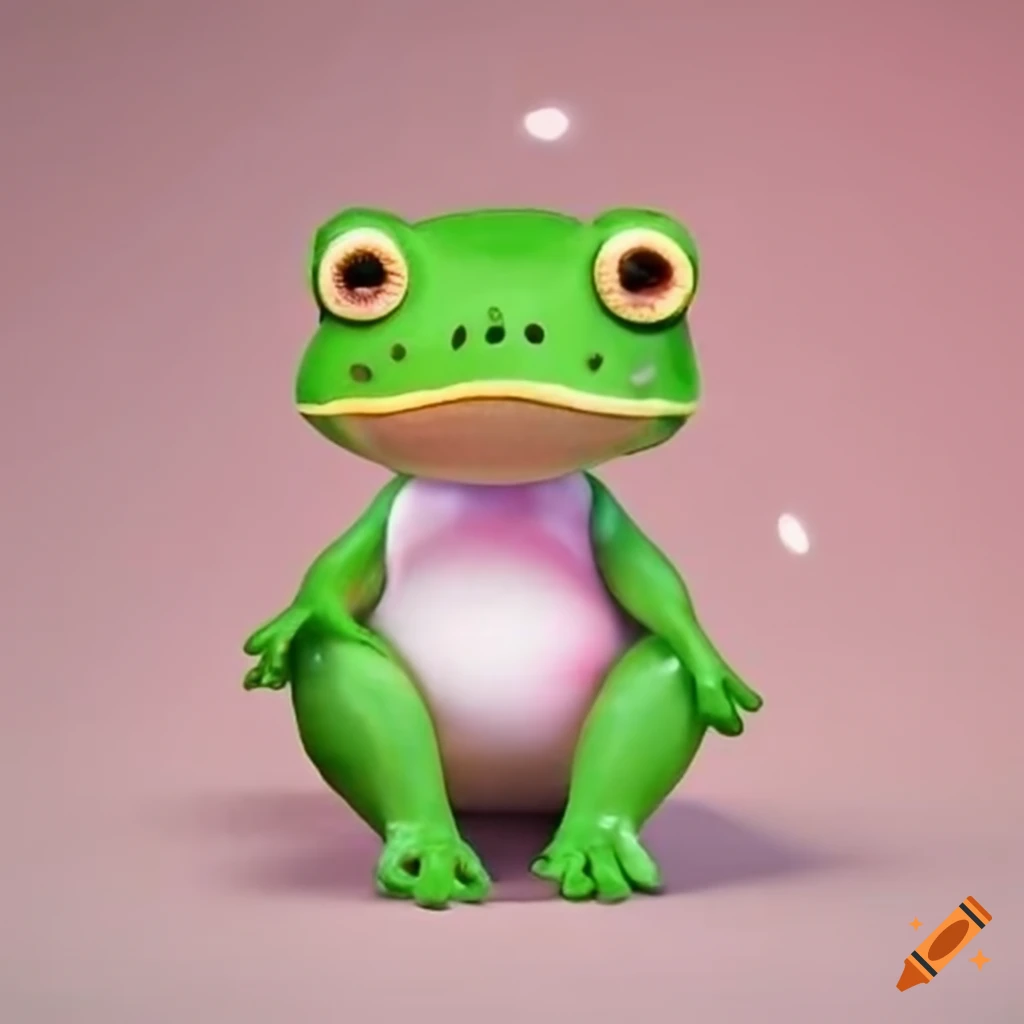 Adorable Baby Frog In Sanrio Character Costume On Craiyon