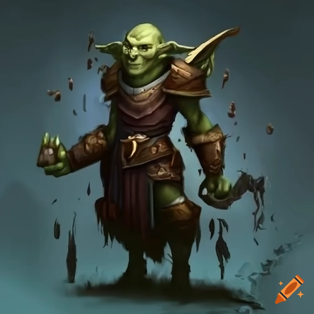 Epic goblin warlock on Craiyon