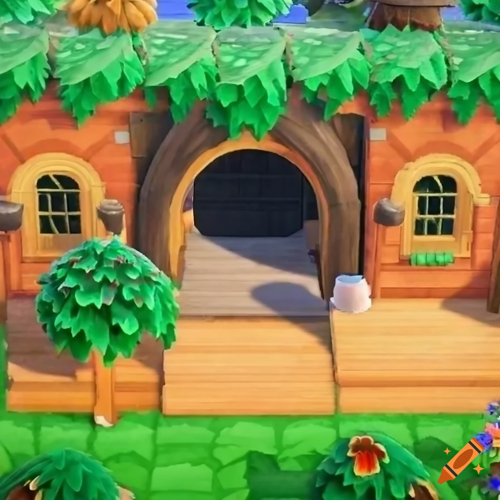 hobbit house in Animal Crossing