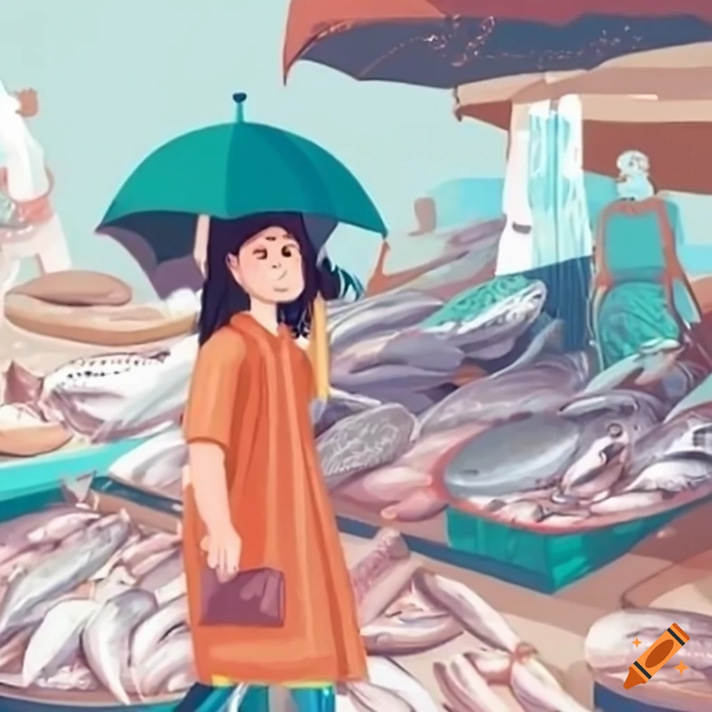 Fish Market Vectors | GraphicRiver