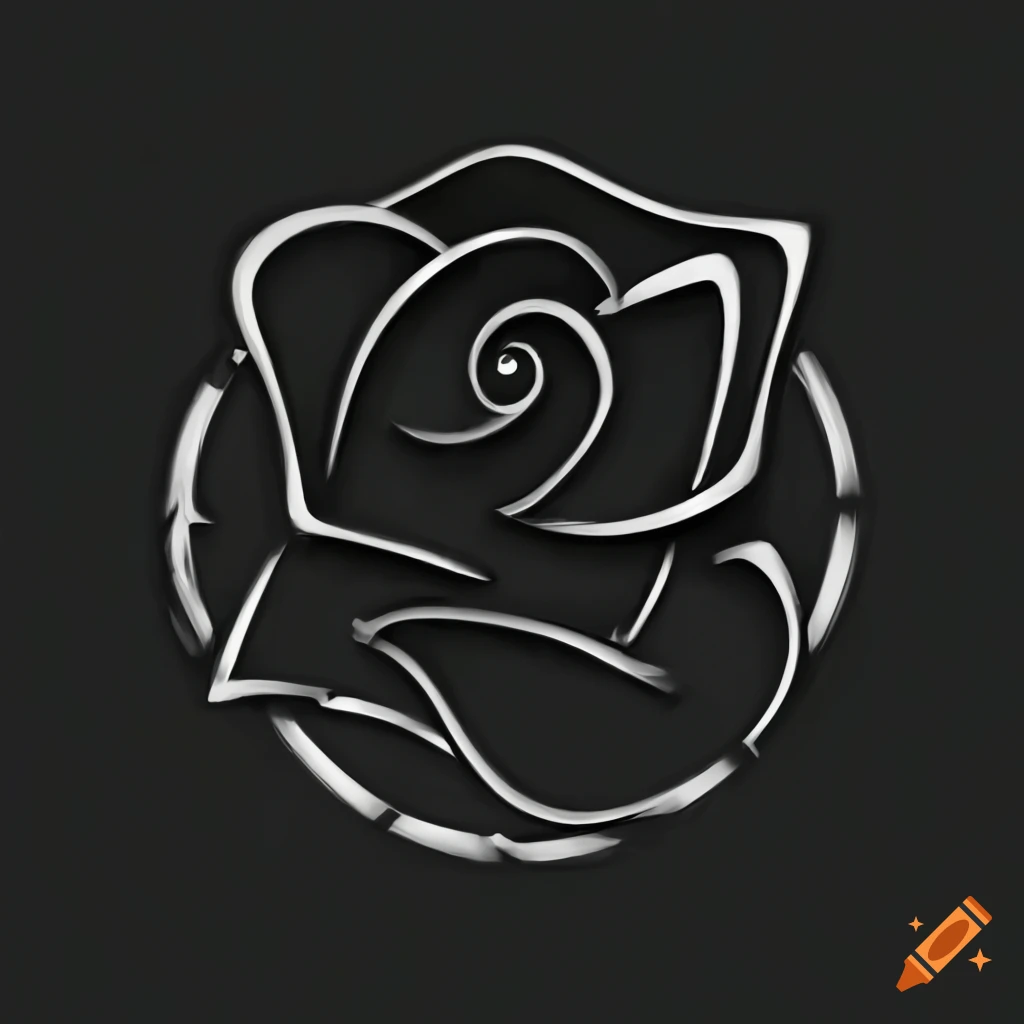 Logo Of A Black Rose For A Secret Group logo-of-a-black-rose-for-a-secret-group