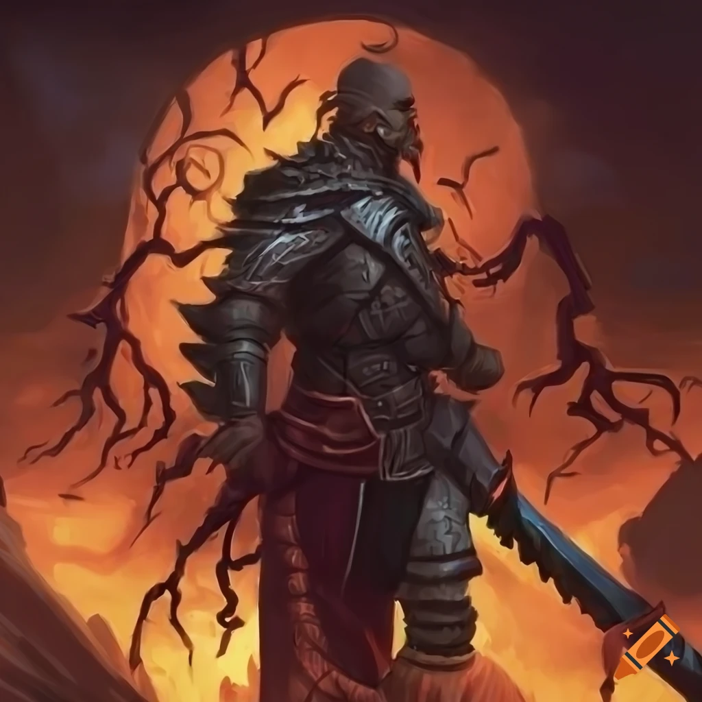 Void of the Great Dragon artwork featuring a human soldier