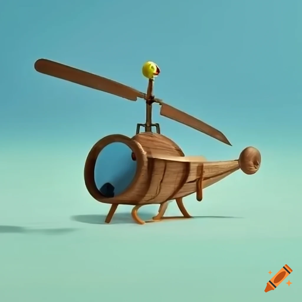 children playing with a toy helicopter outdoors