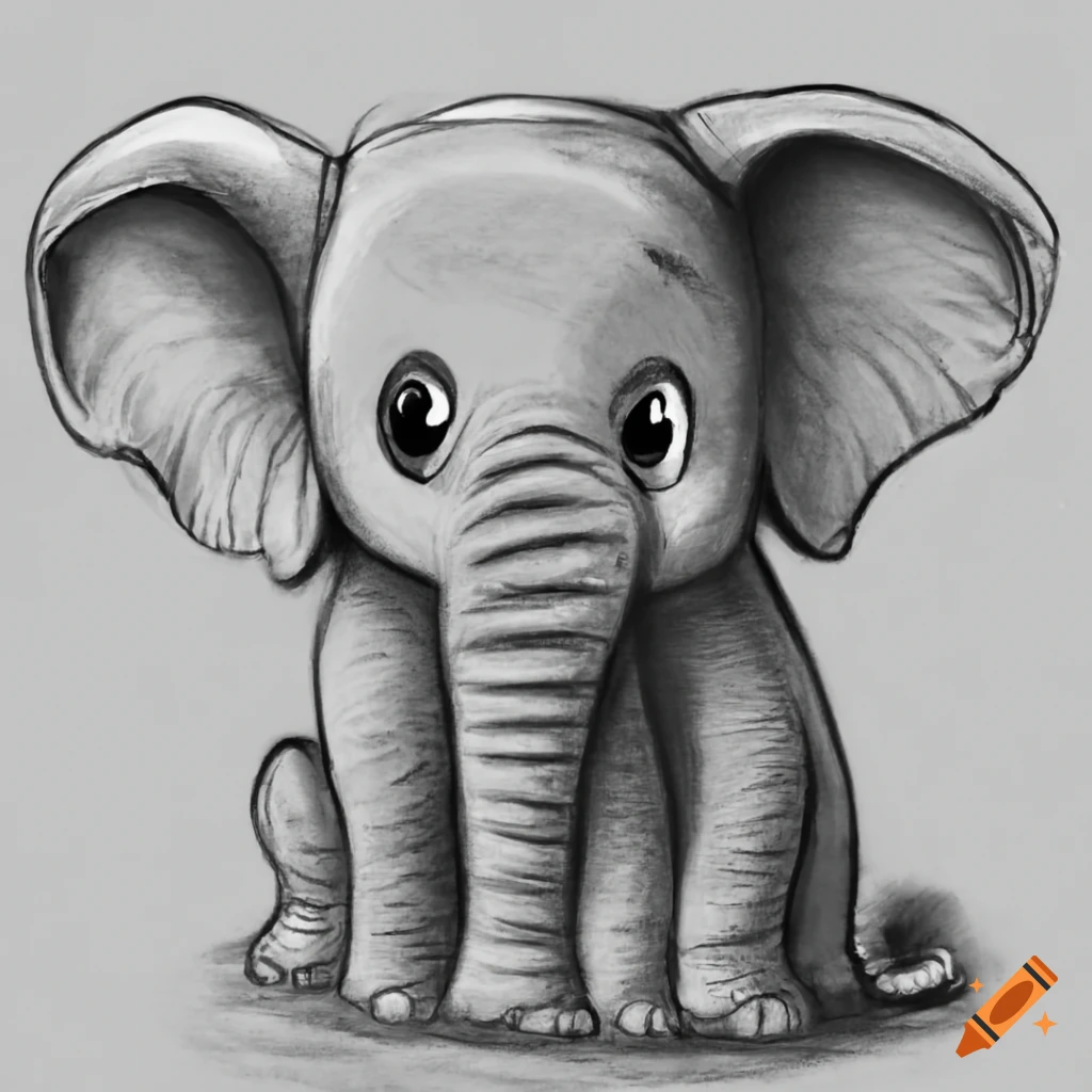 How To Draw A Cute Elephant Easy - how to draw | findpea.com-anthinhphatland.vn