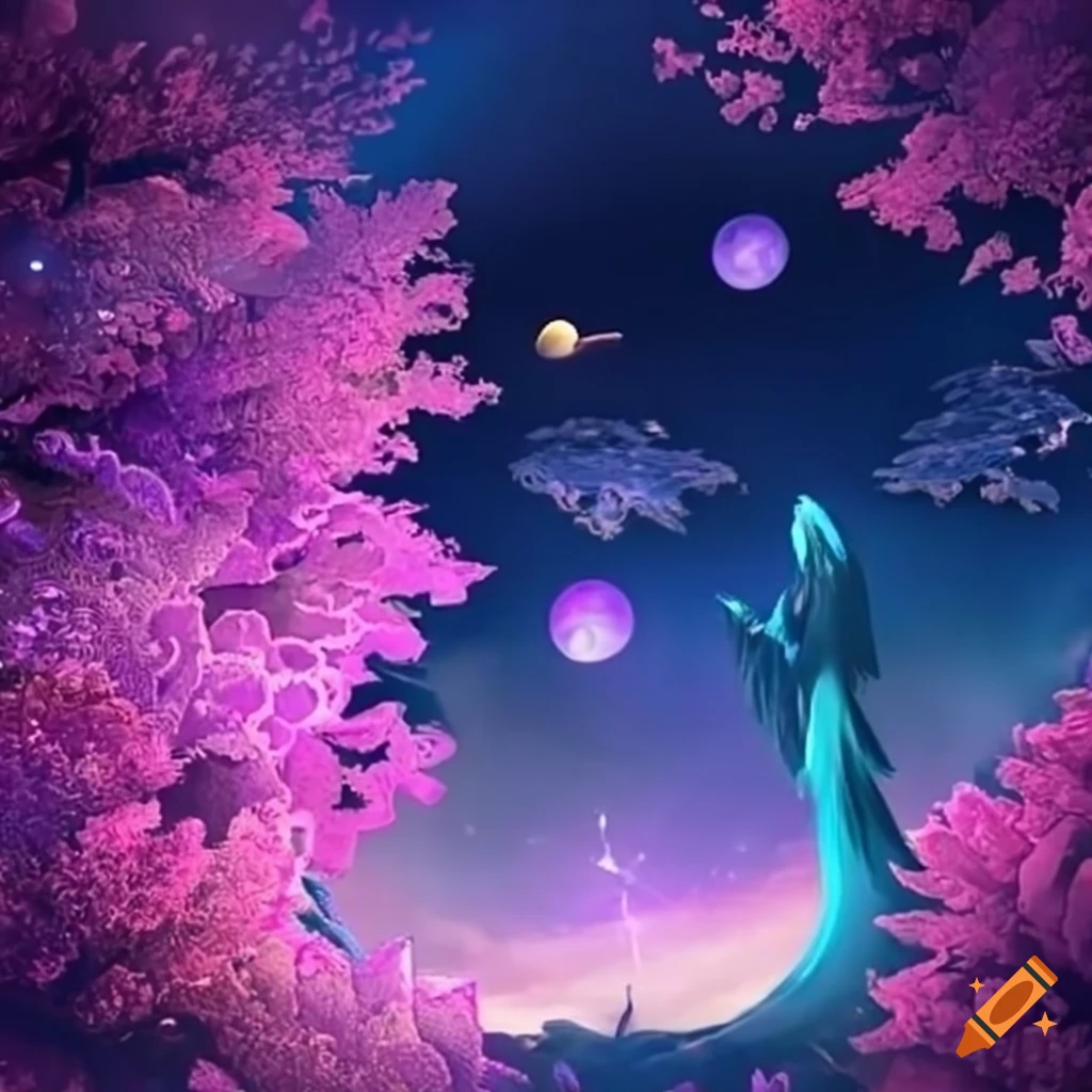 Image Depicting A Magical Realm Of Peaceful Vibes On Craiyon image-depicting-a-magical-realm-of-peaceful-vibes-on-craiyon