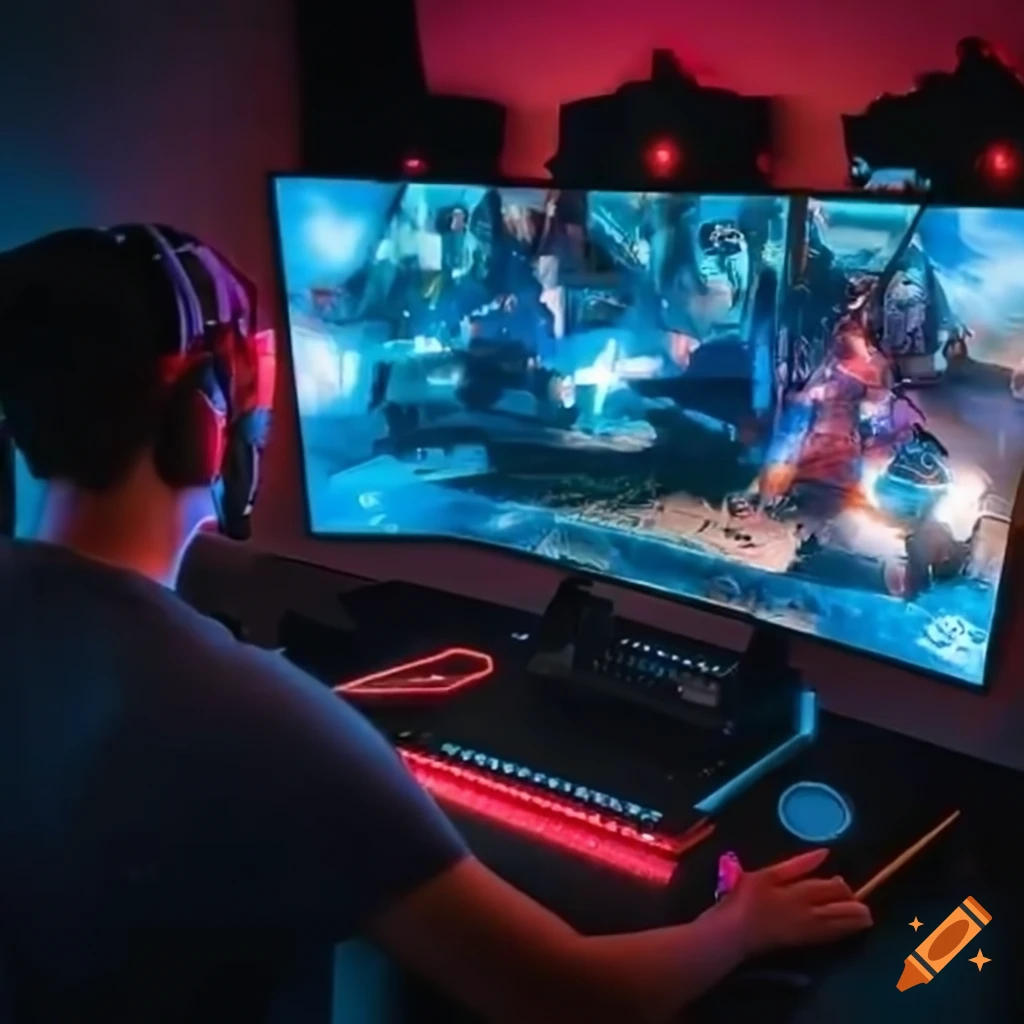 Image representing a special gaming experience on Craiyon