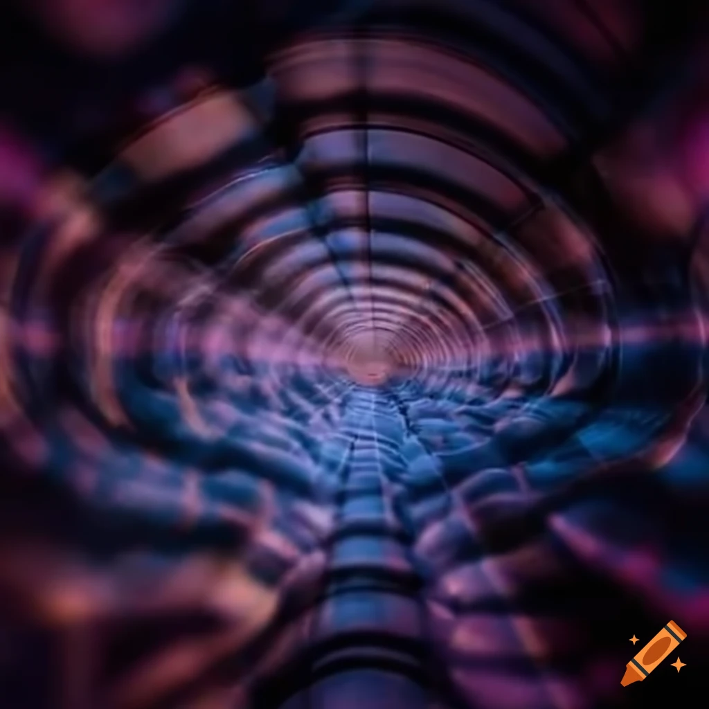 Visualization of quantum wave in 4th dimension on Craiyon