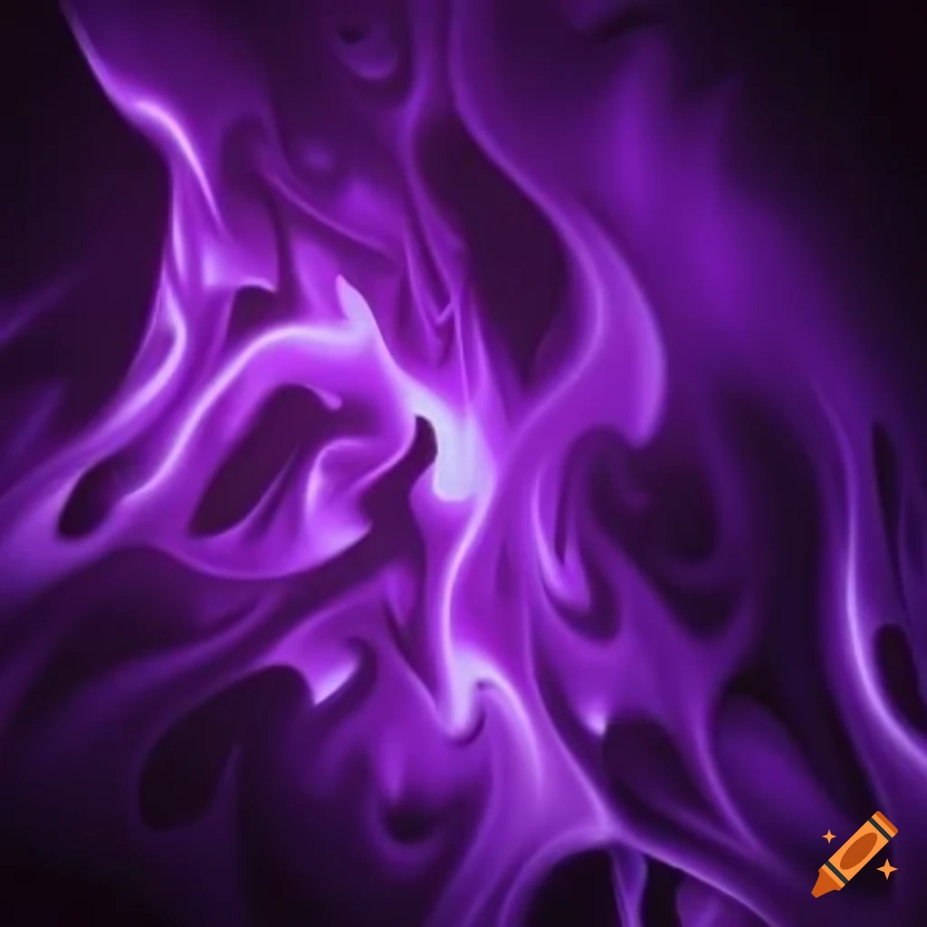 Purple flame background on Craiyon