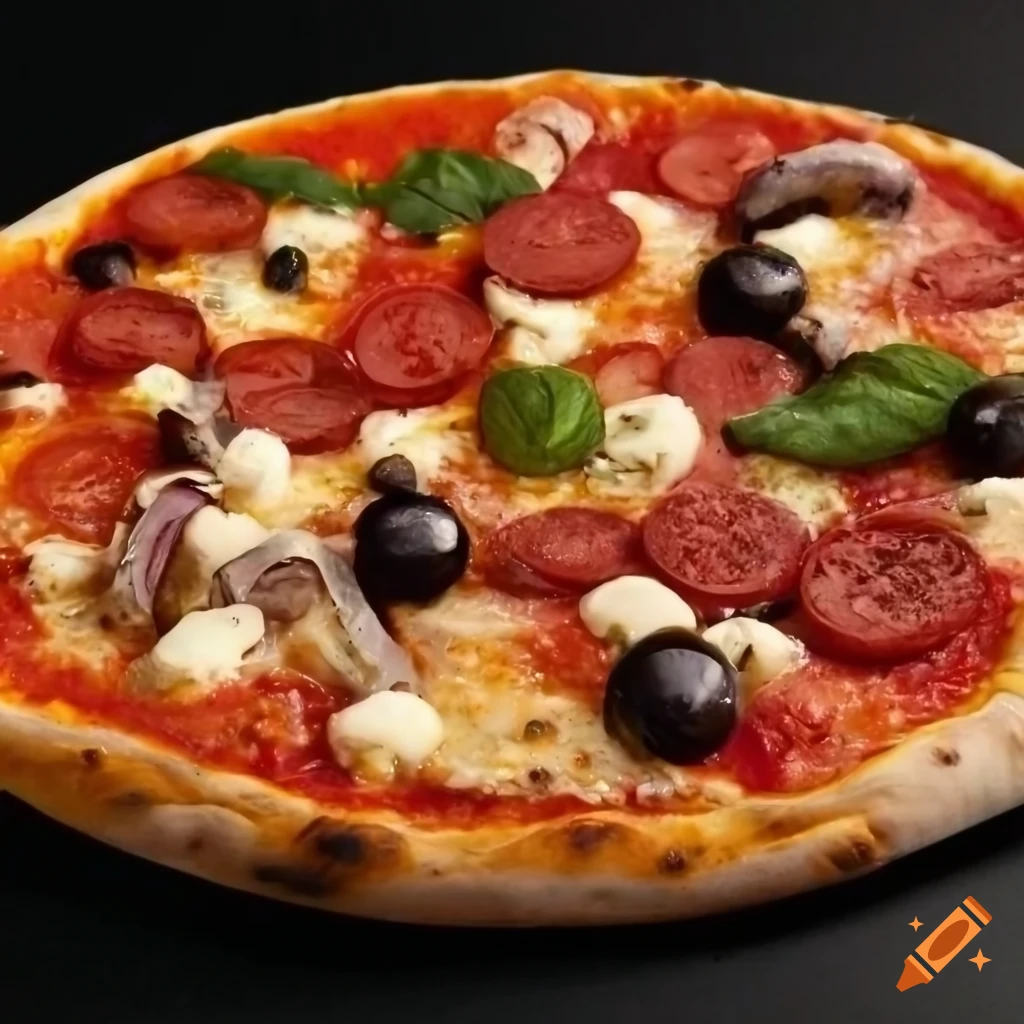 photo of a Diavola pizza for menu
