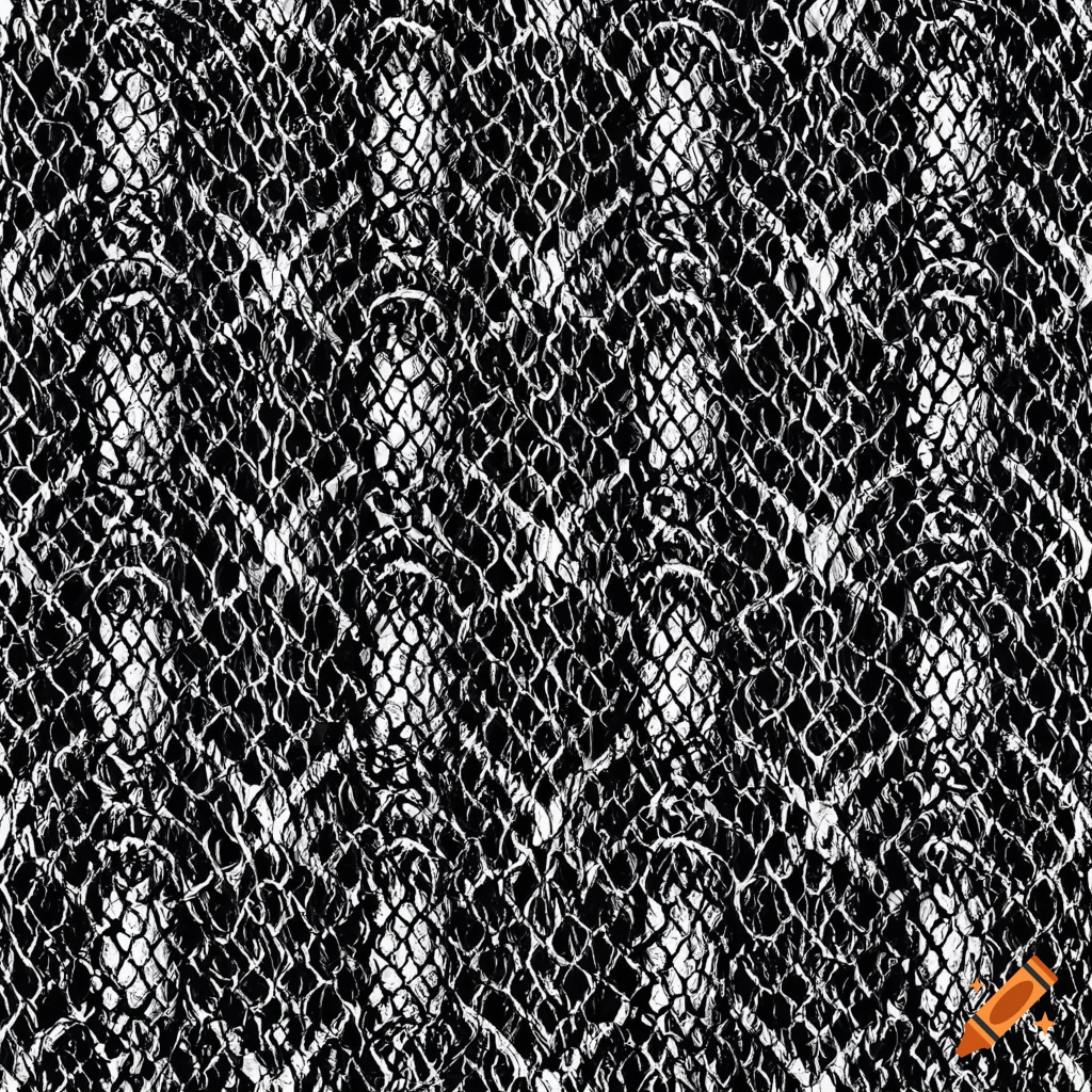 Fishnet texture illustration on Craiyon