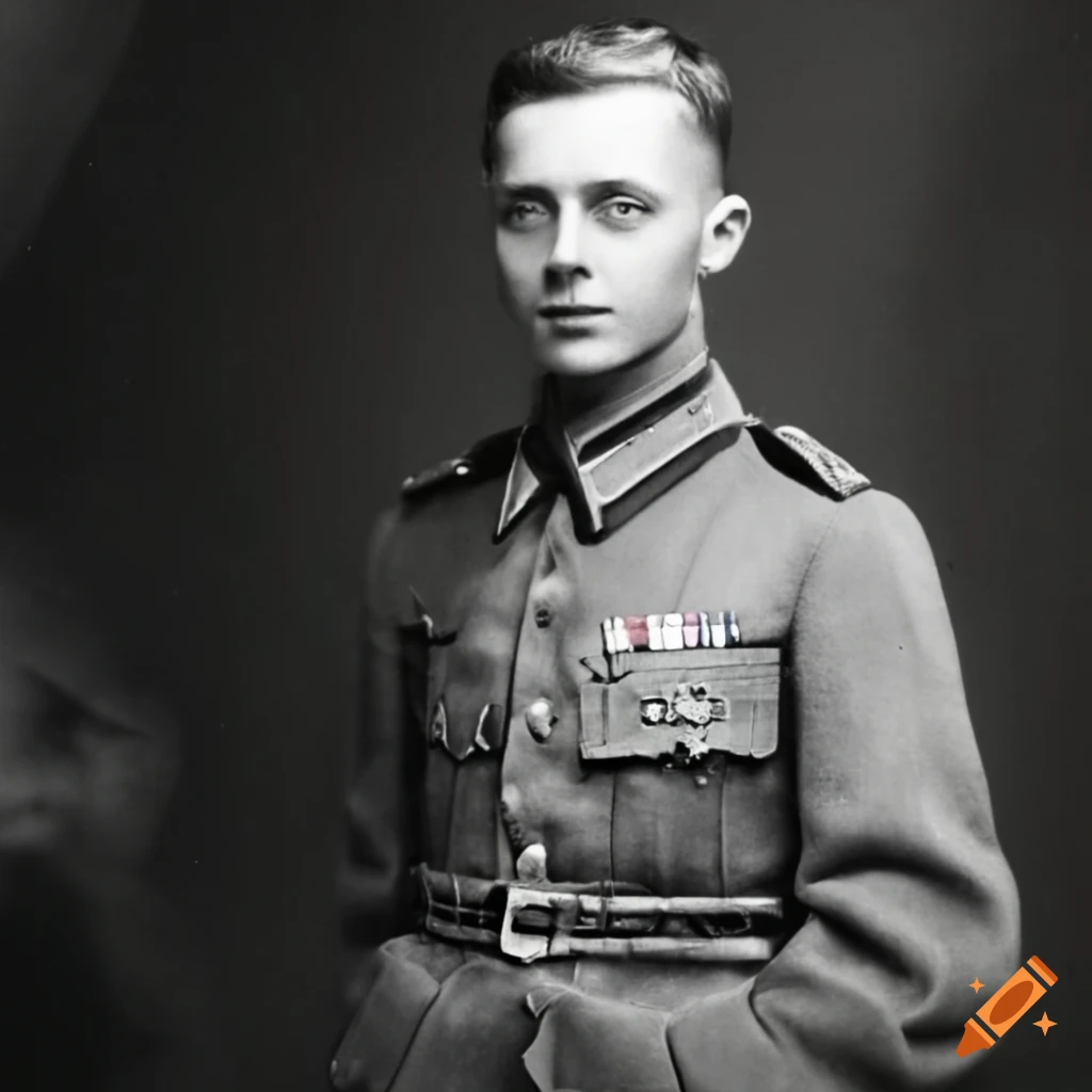 Portrait Of Young Polish General From World War 2 On Craiyon