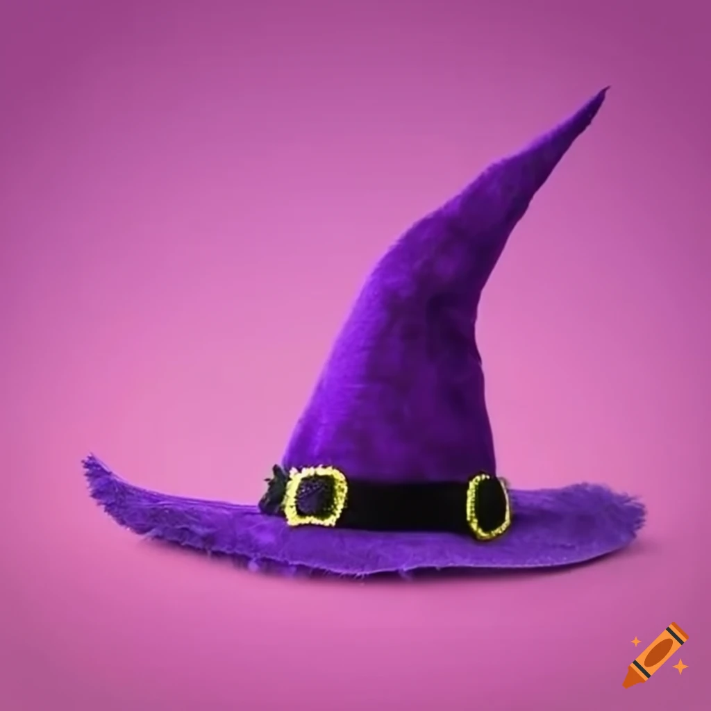 Festive Purple Witches Hat For A 5 Year Old On Craiyon
