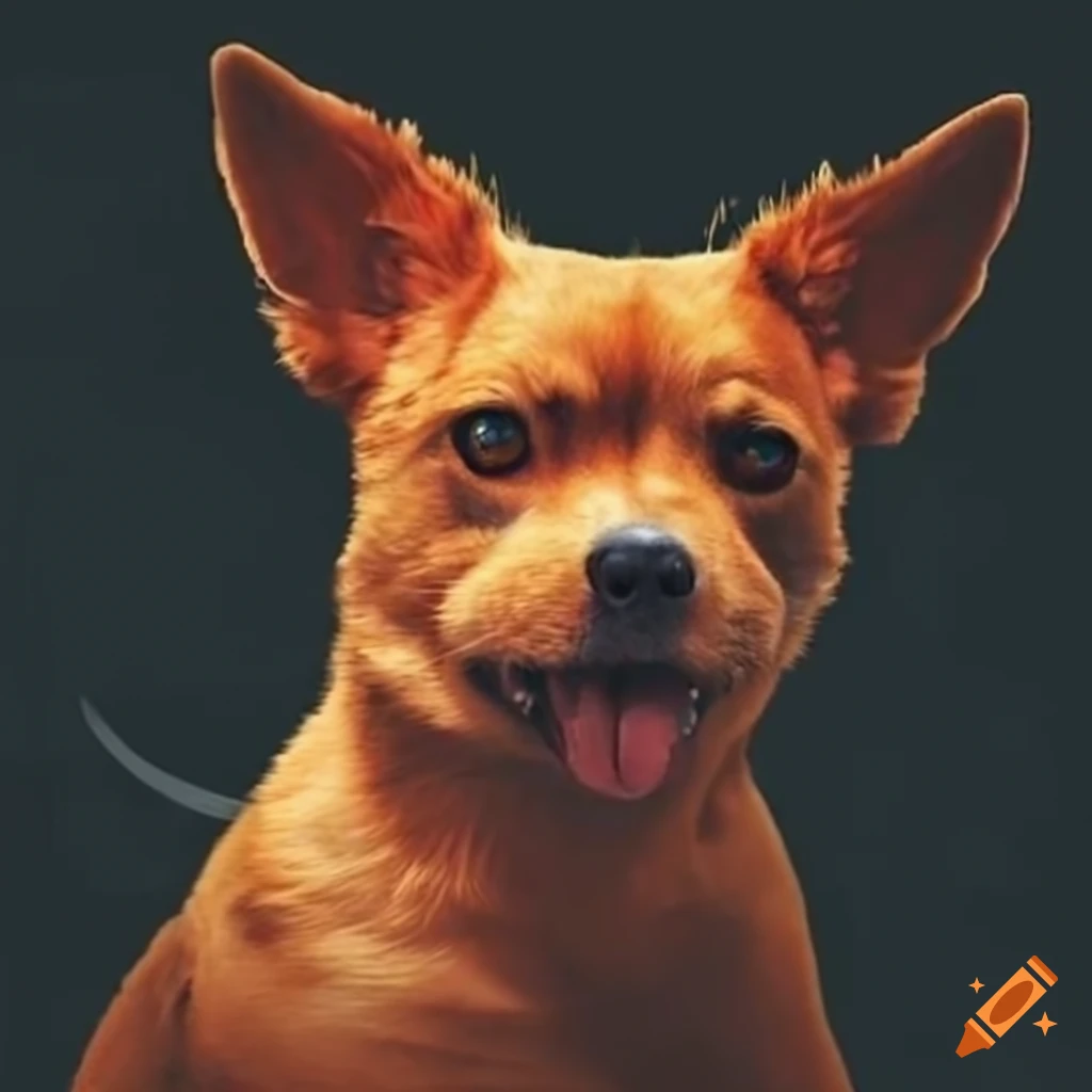close-up of a dog