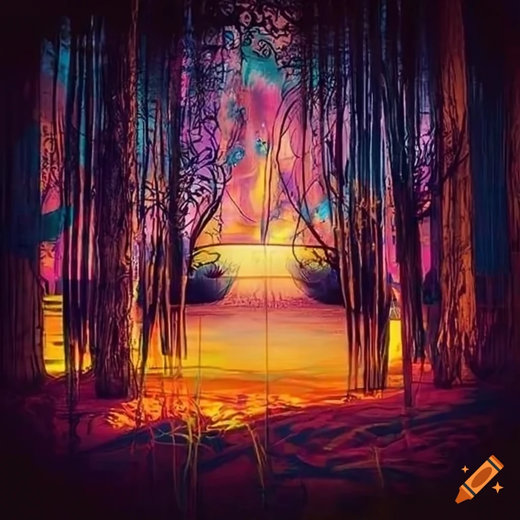 image with magical hippie vibes