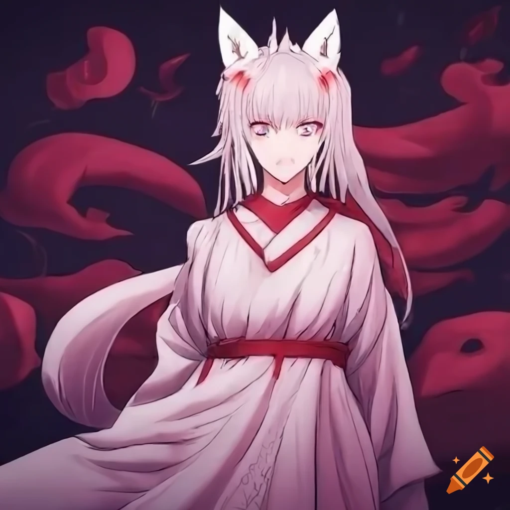 shojo anime kitsune girl by Artgerm
