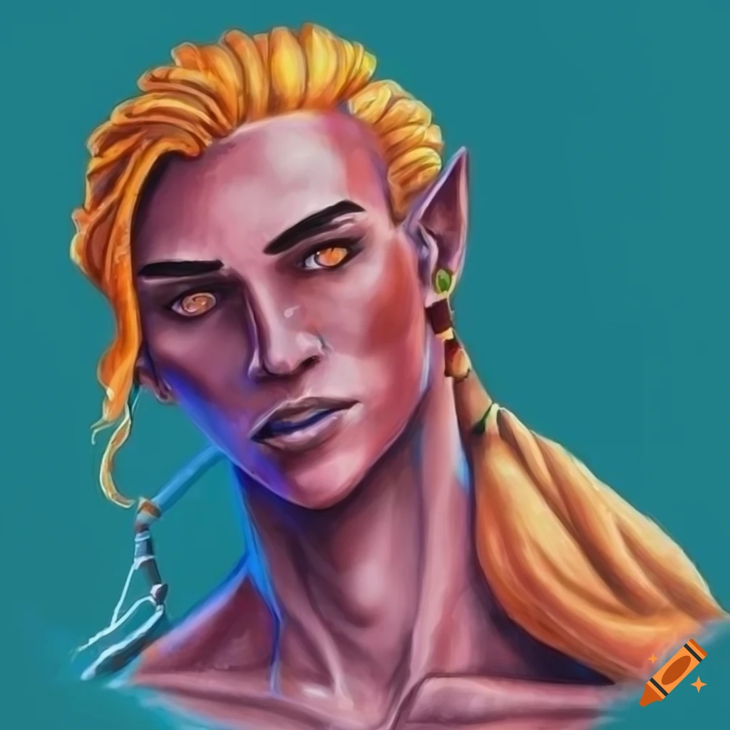 image-of-a-water-genasi-monk-on-craiyon