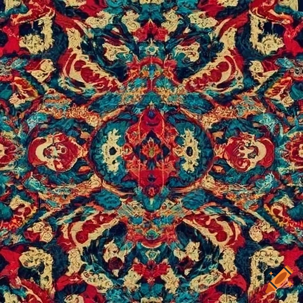 symmetrical-oriental-fabric-texture-on-craiyon