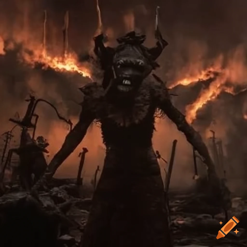 Terrible event happening in ohio on Craiyon