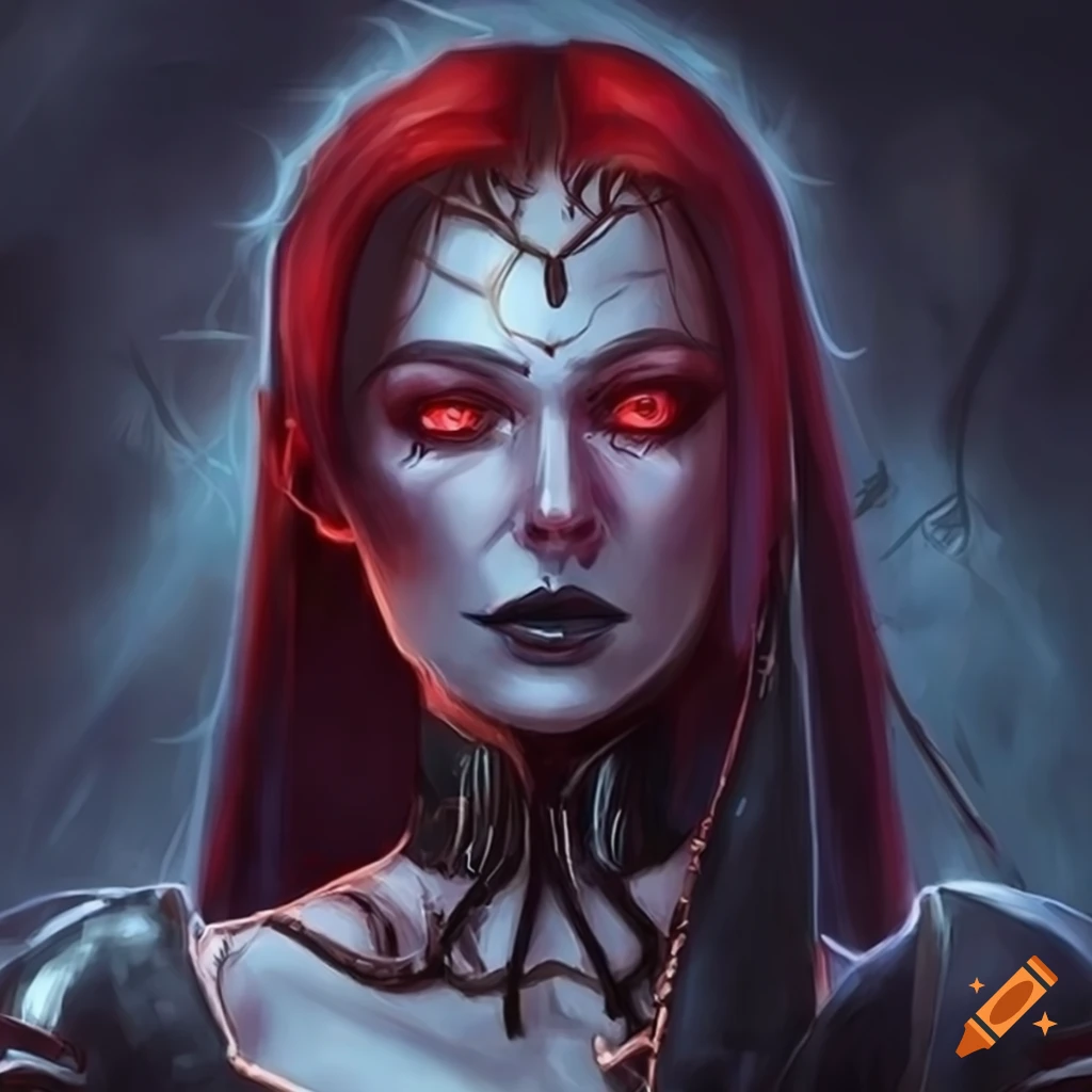 Illustration Of A Night Sister From Dathomir