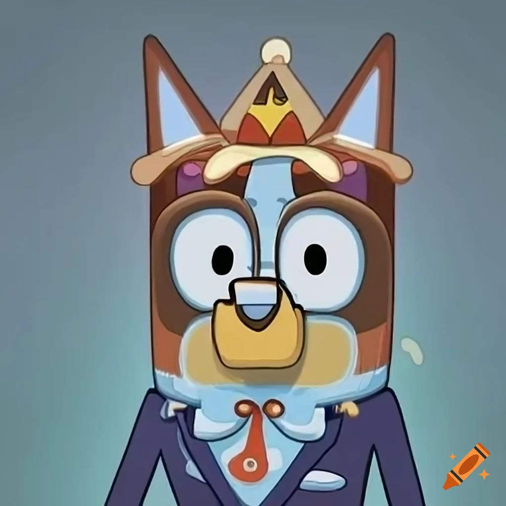 Stewardess character from Bluey series