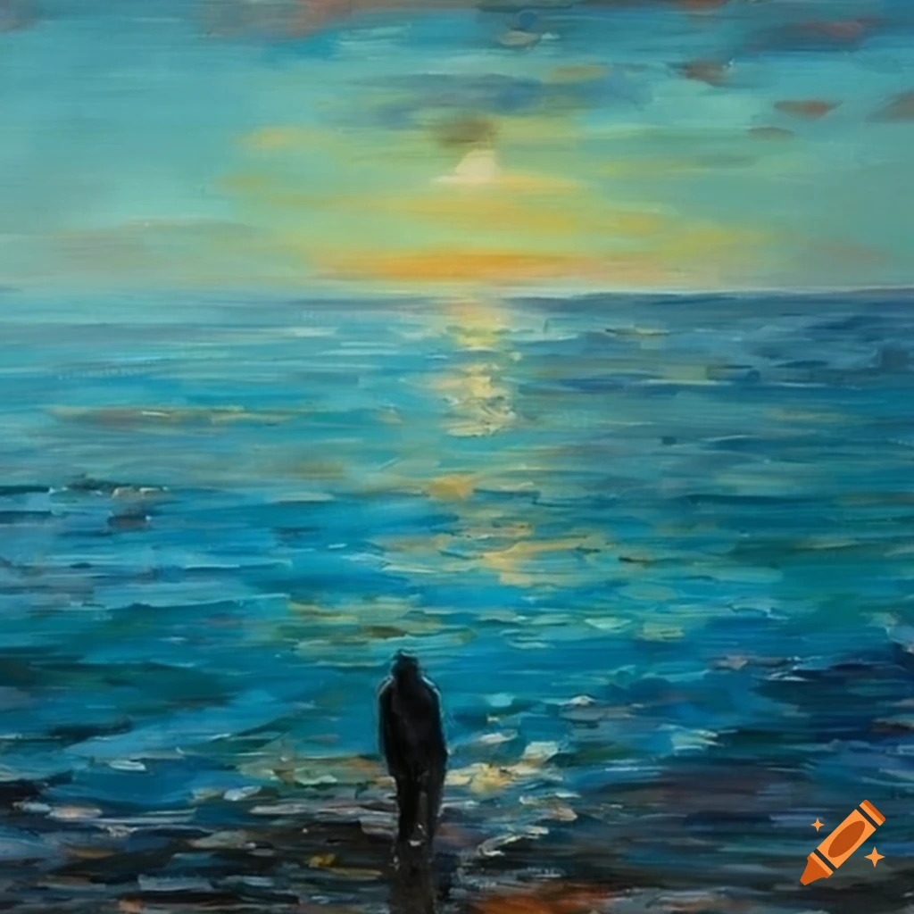 impressionist-painting-of-a-man-standing-in-the-ocean-on-craiyon