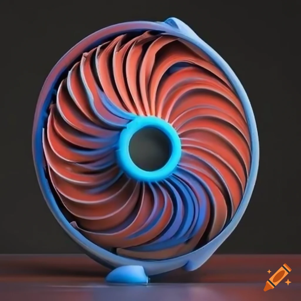 3d printed fan on craiyon