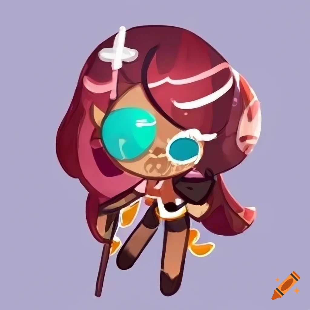 Cookie run oc with eyepatch