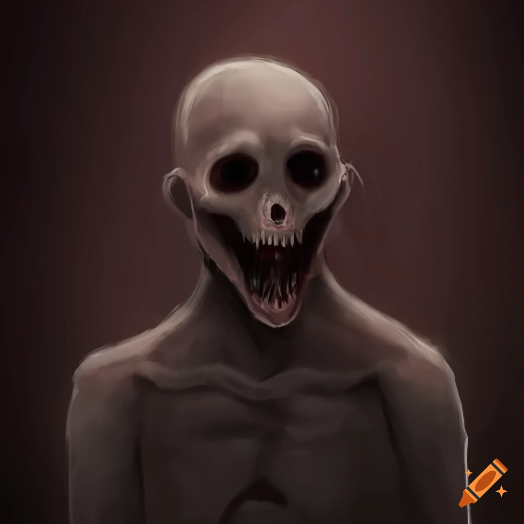Close-up of scp-087-1 face