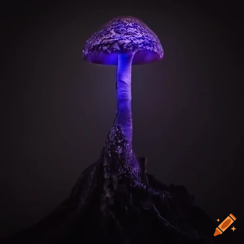 dark energy mushroom sculpture