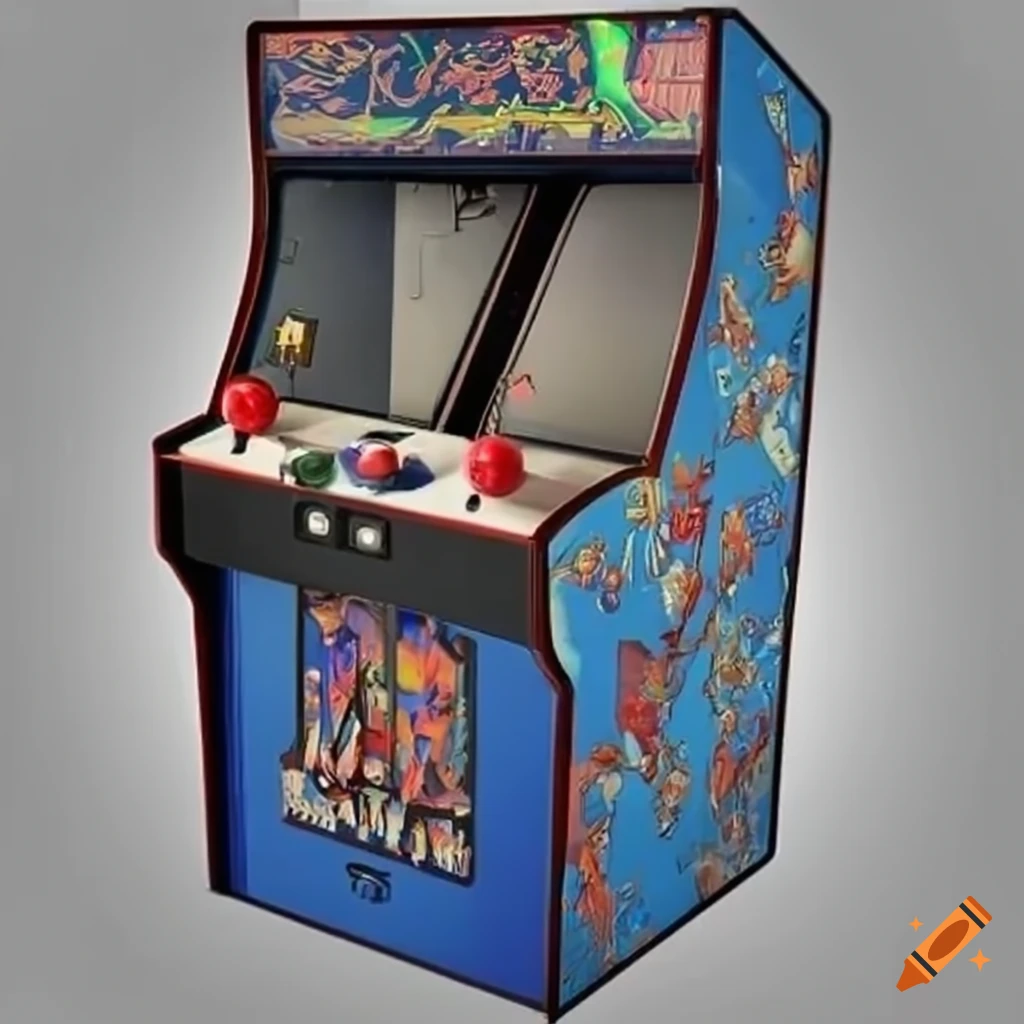 Traditional arcade gaming on Craiyon