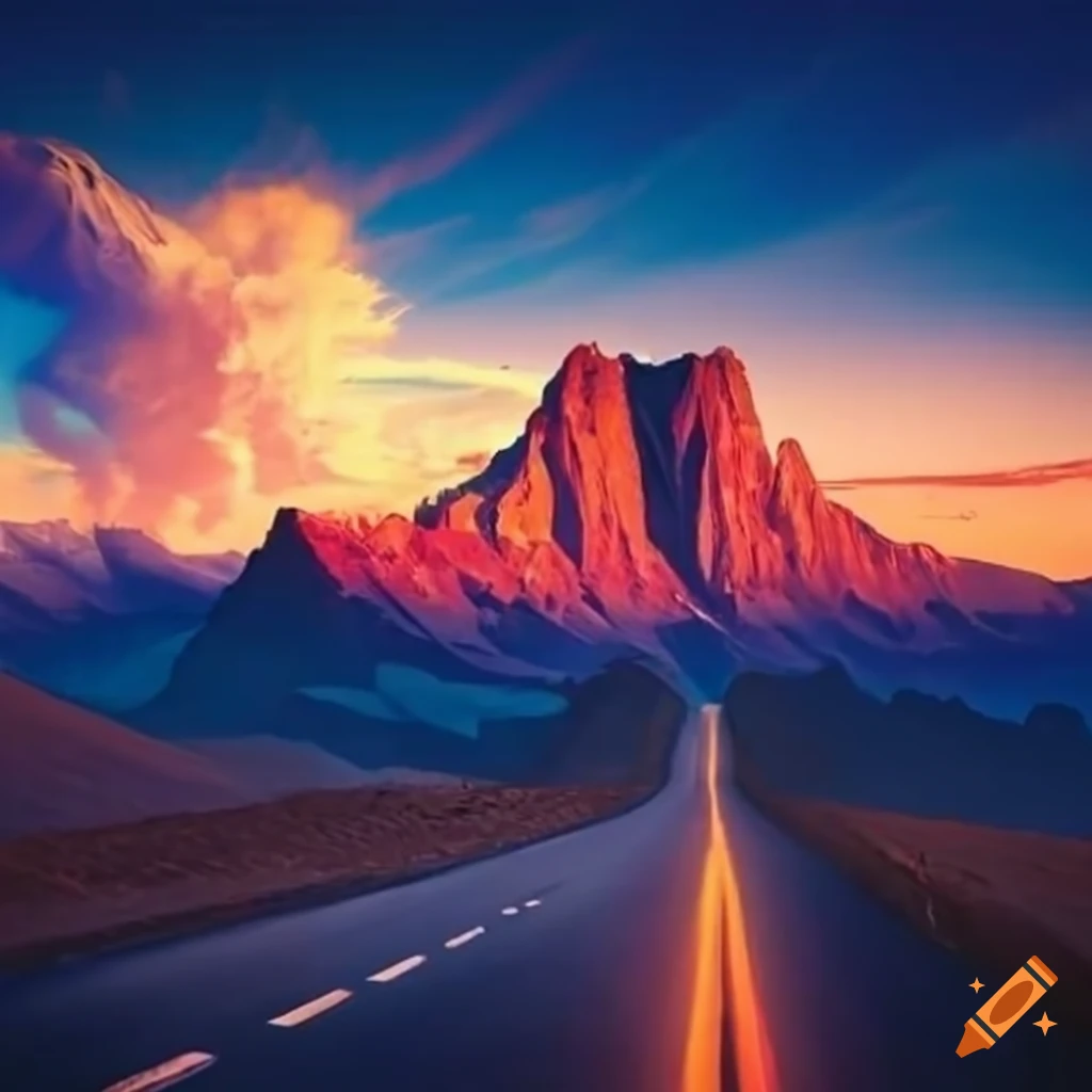 image of an open road for adventure