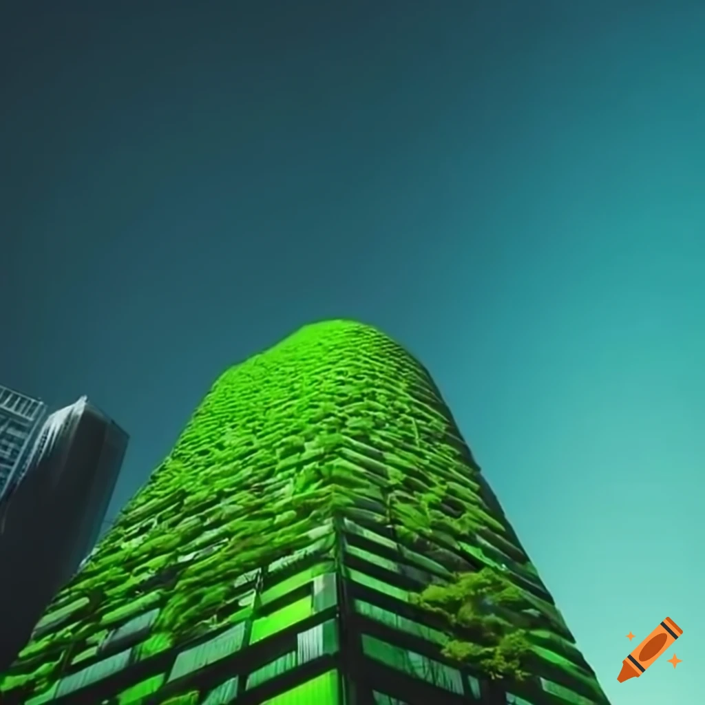 skyscraper-with-a-large-green-tree-in-the-background-on-craiyon