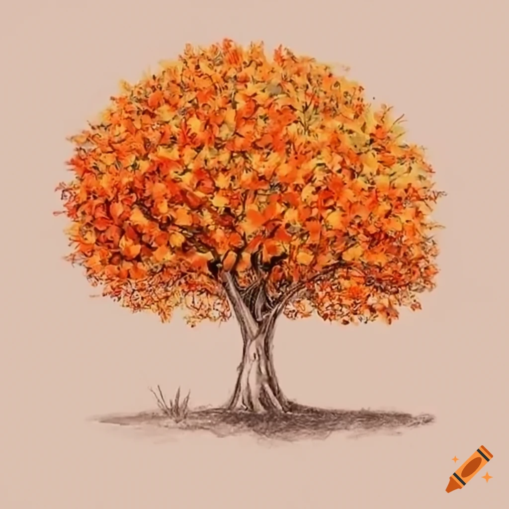 Cute Small Tree With Black Leaf On White Background Royalty Free SVG,  Cliparts, Vectors, and Stock Illustration. Image 21951473.