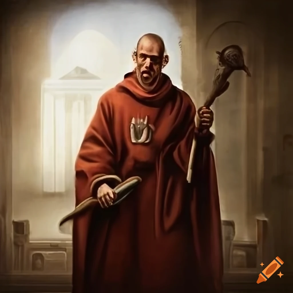 painting of Luther as a monk