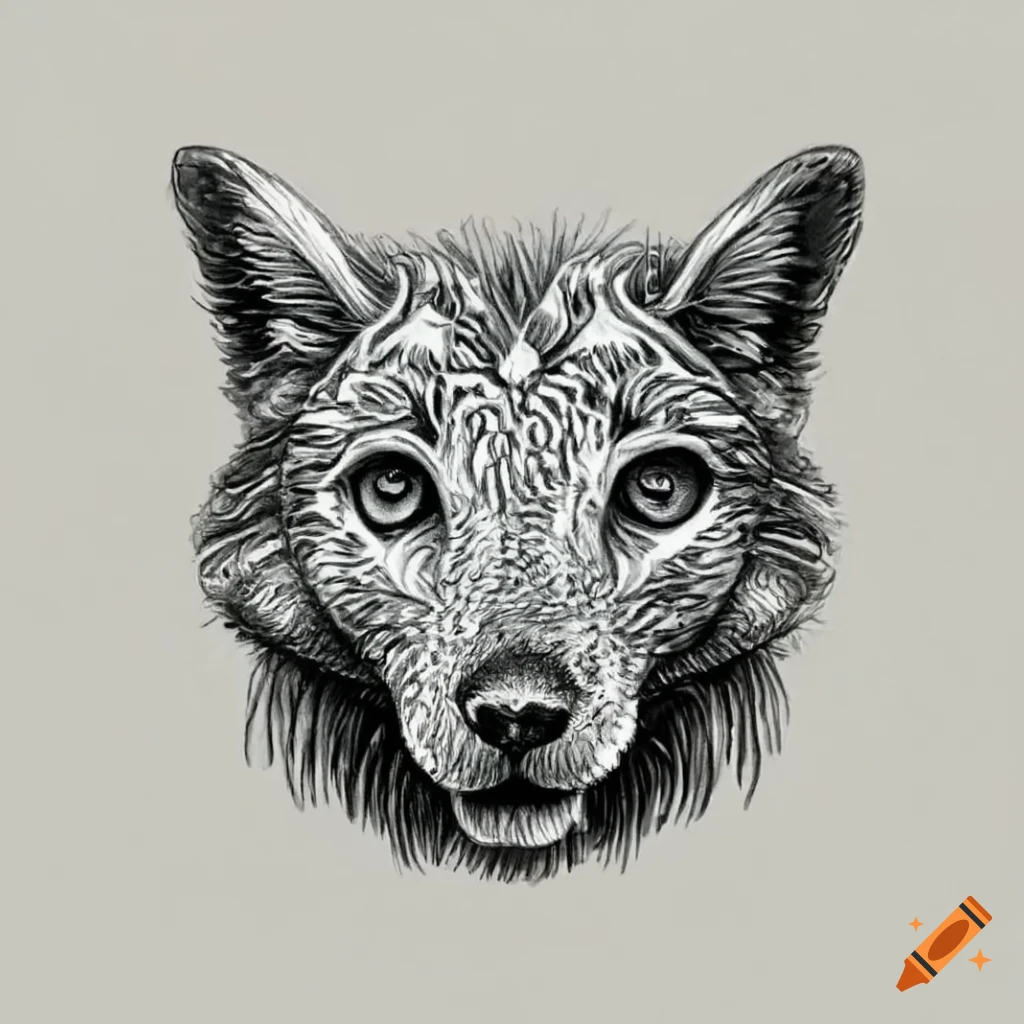 Predator animal head tattoos Stock Vector by ©rorius 43525231
