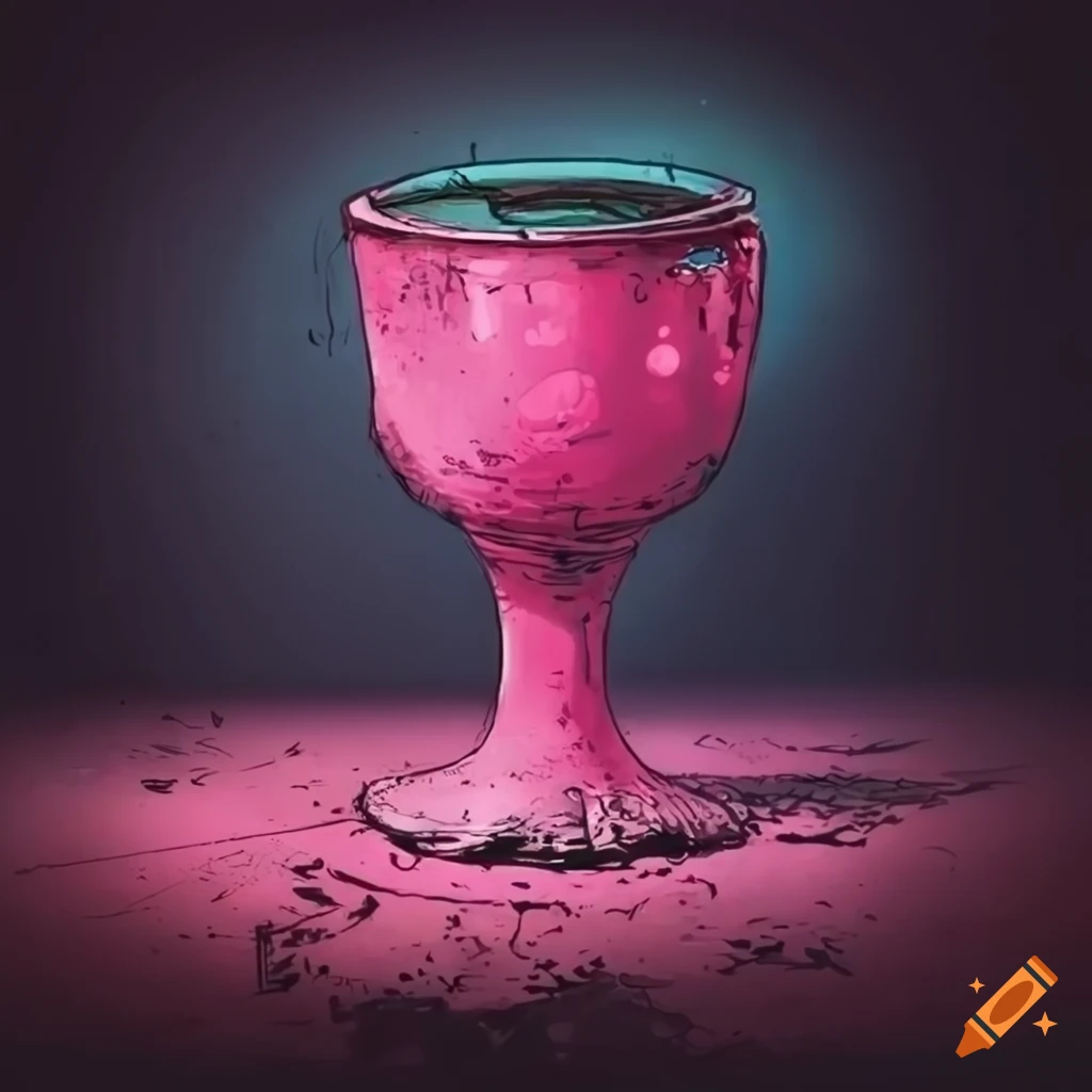 Hurricane in a chalice on Craiyon