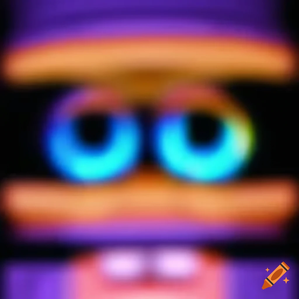 weirdcore image with realistic elements