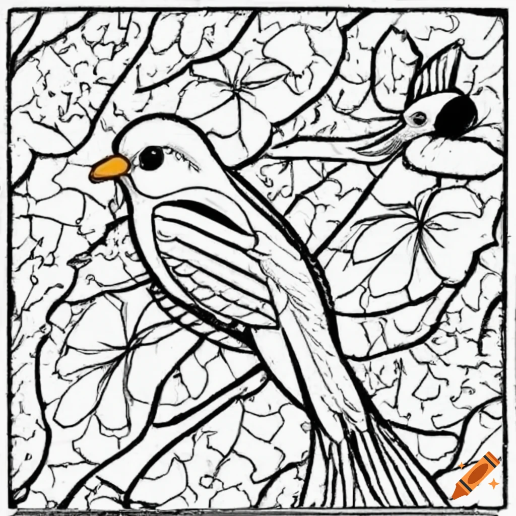 Colouring Book of British Birds 100% Recycled - Etsy