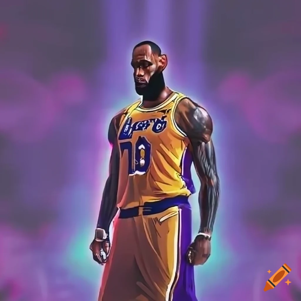 Los Angeles Lakers LeBron James RobZilla 18