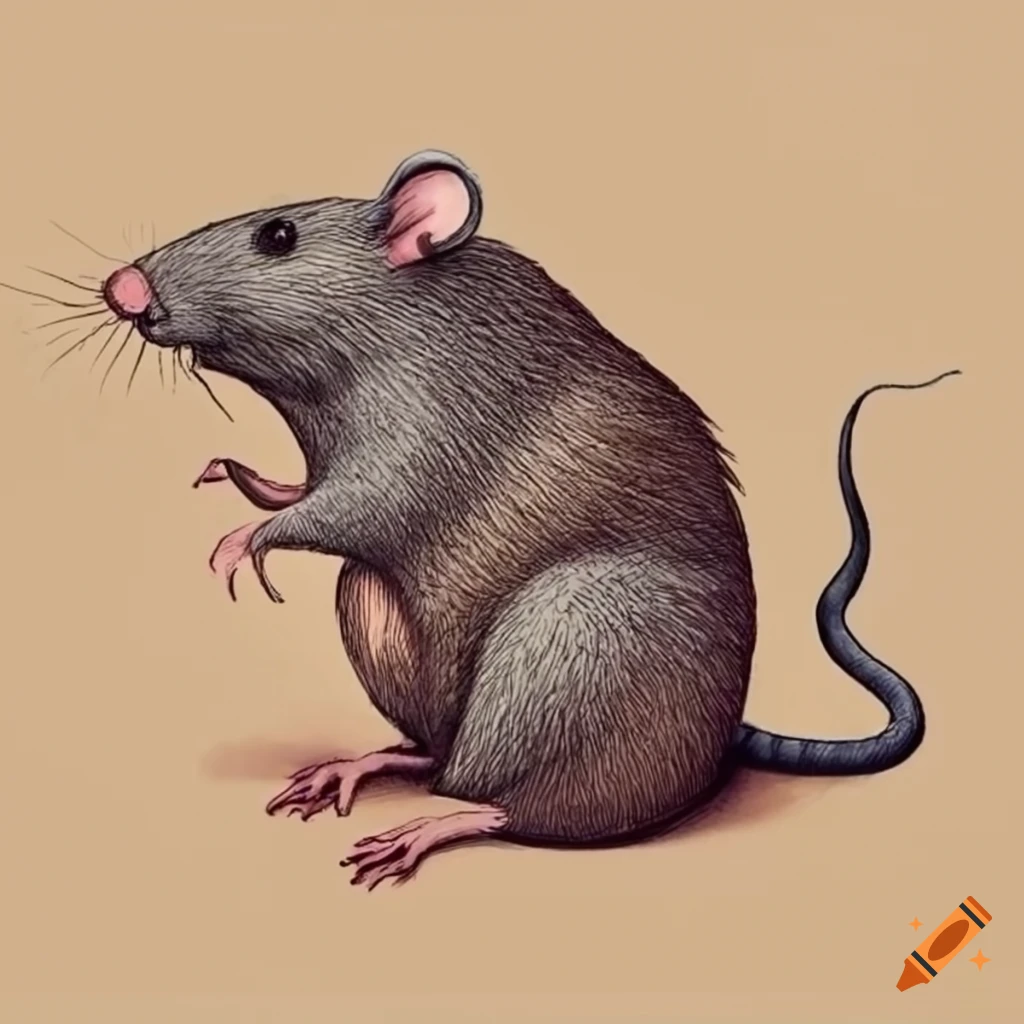 V-Rats: Intelligent Design original pencil drawing – Rodney Matthews Studios