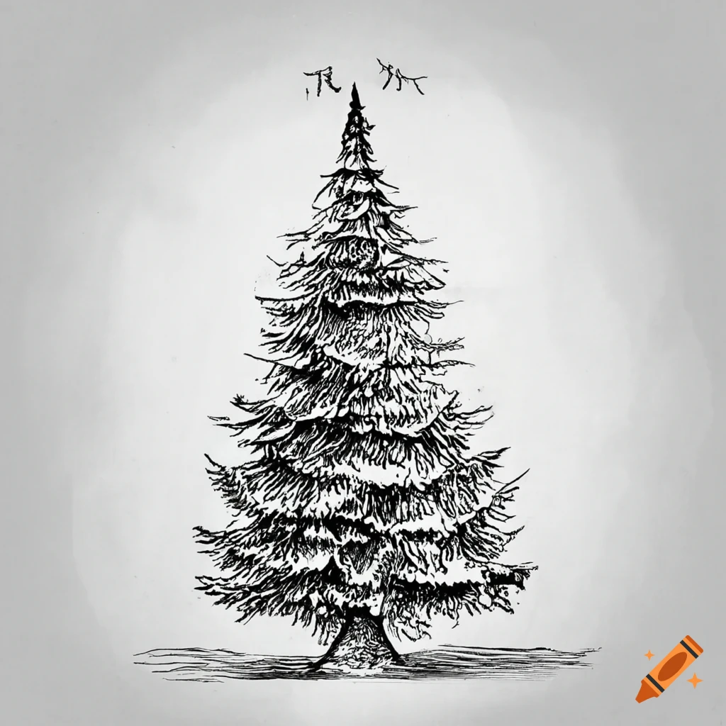 Christmas Tree Drawing Vector Images (over 45,000)-saigonsouth.com.vn