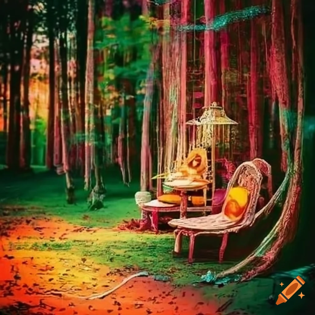 image with magical hippie vibes