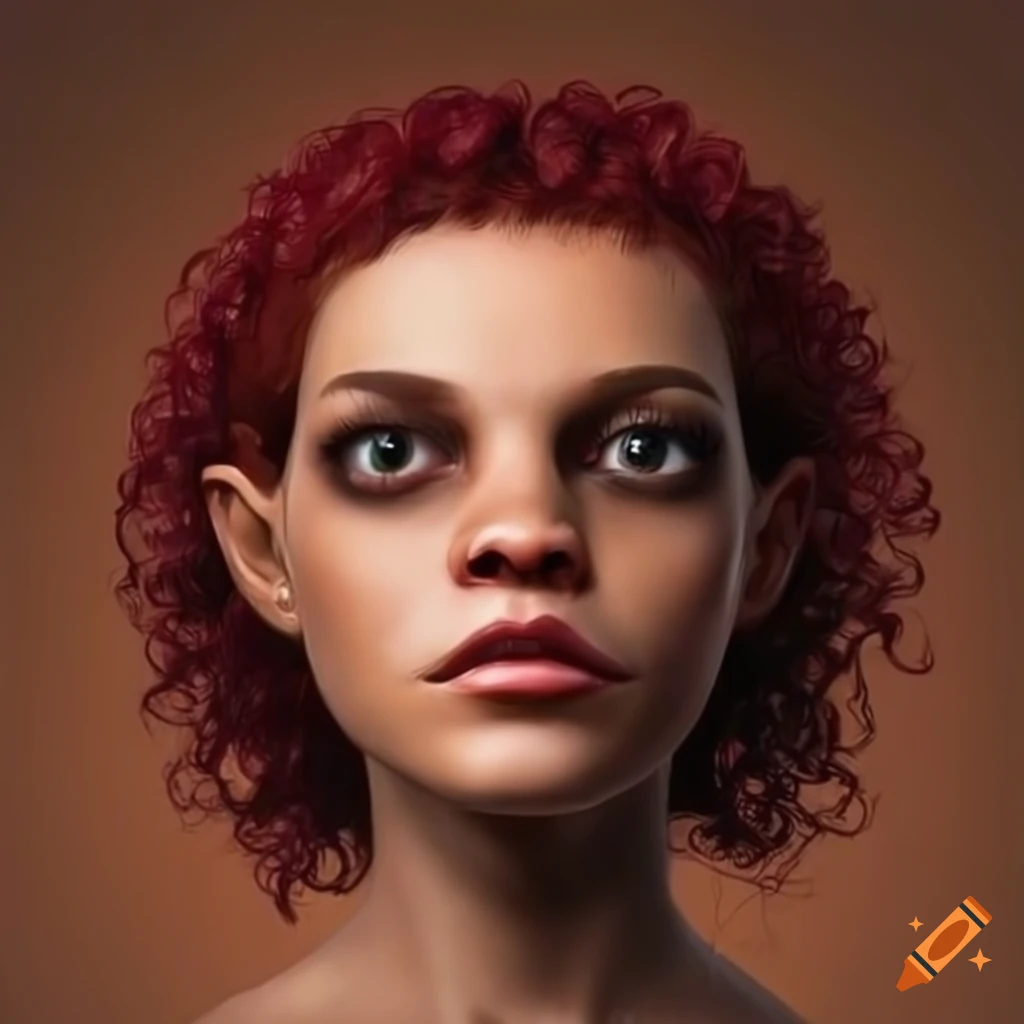 character design of a middle-aged alien woman