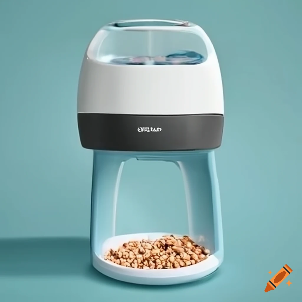 Smart pet feeder for automated feeding on Craiyon