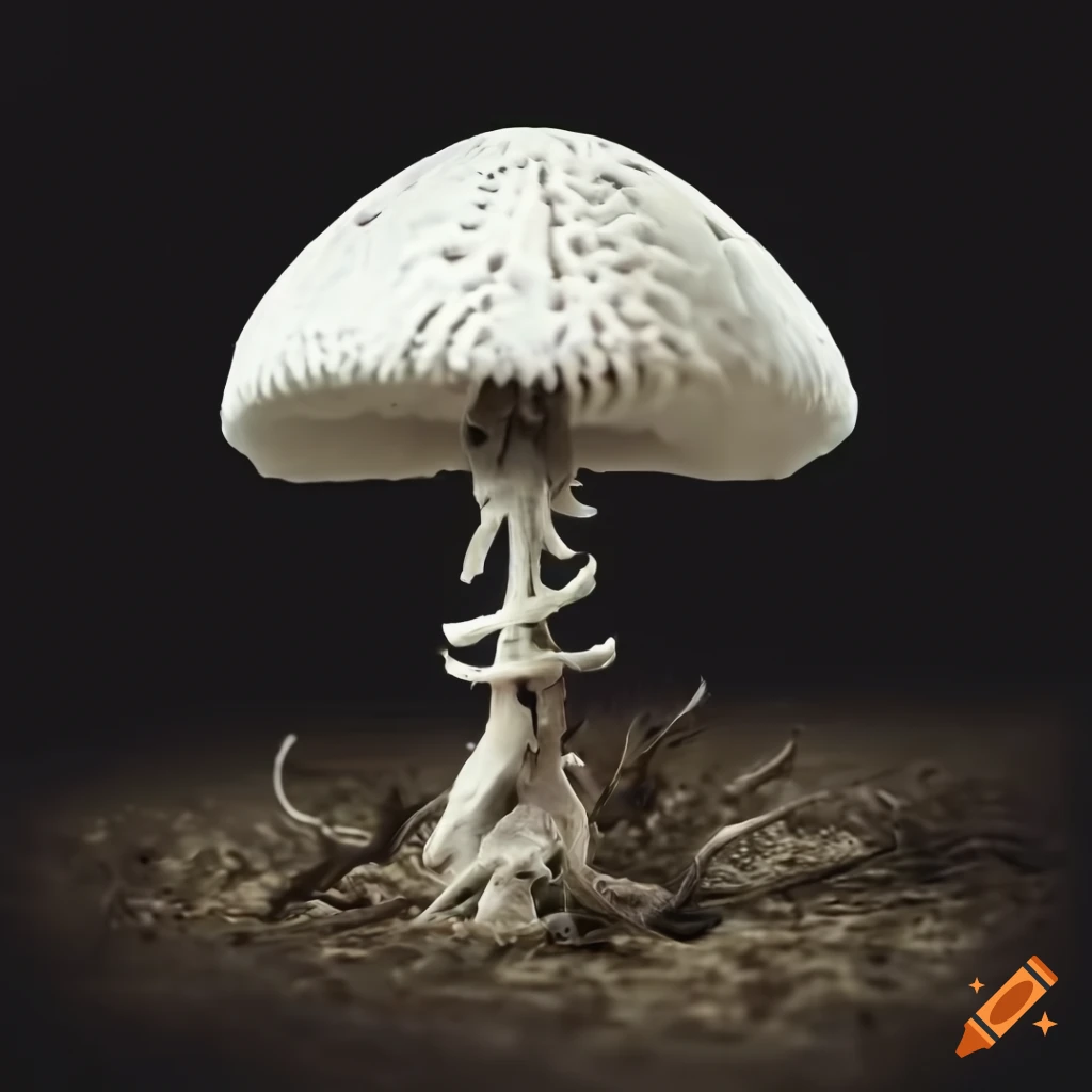 wasteland mushroom skeleton