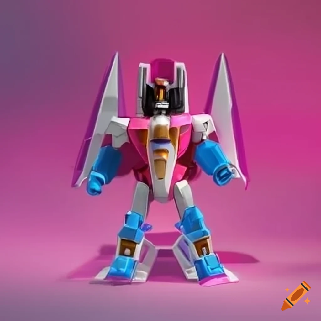 Pink g1 starscream toy on Craiyon