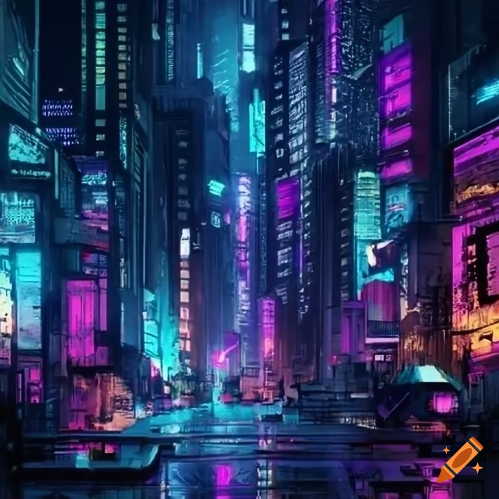 HD cyberpunk city wallpapers